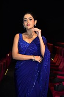 Rashi Singh Blue Saree Stills